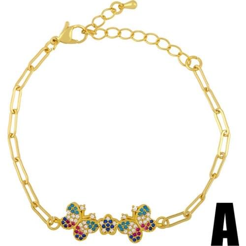 Bracelet New Accessory Butterfly Frigidity Minimalist Micro-Zircon Bracelet Woman