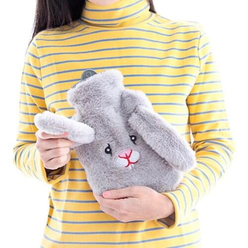 Winter Portable Hot Water Bottle Hand Warmer Water Filling Hot Water Bag