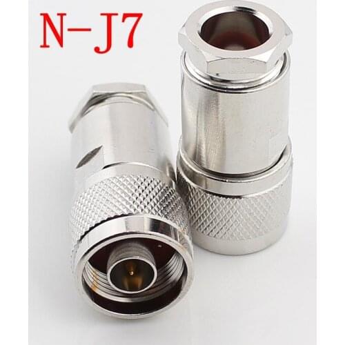 10PCS N Male Clamp Plug RF Coaxial Connector Crimp FOR RG8 LMR400 RG213 RG165 RG393 Cable