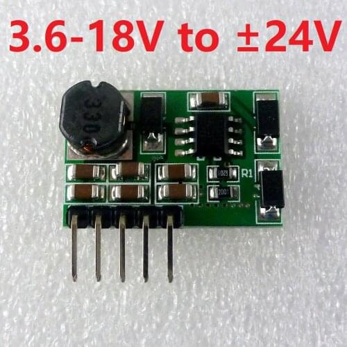 10W 3.3-18V to +-24V Positive & negativeDual Output power supply DC DC Step-up Boost Converter module