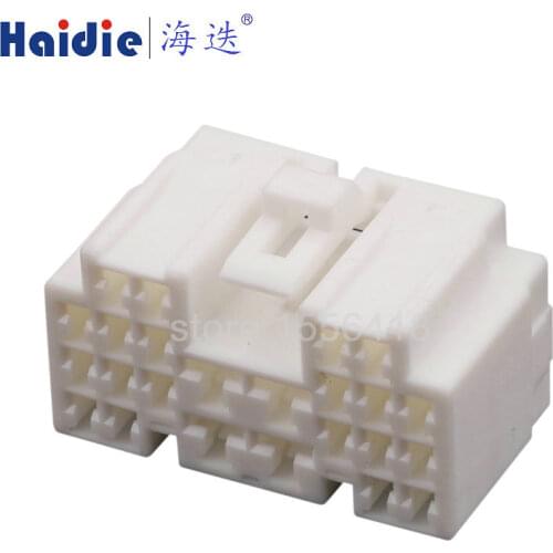 2sets auto 22pin auto plug electrical 22 way plastic plug connector 7282-1248