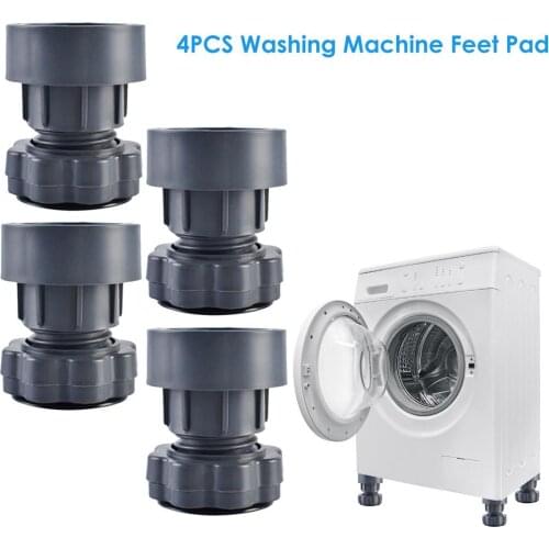 4Pcs/Set Anti Vibration Shock-absorbing Foot Pads Silent Skid Raiser Mat Washing Machine Support Dampers Stand Furniture
