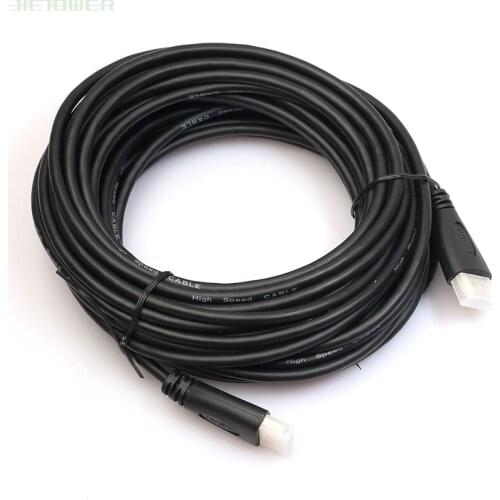 5pcs HDMI Cable Video Cables Gold Plated Plug 1080p 3D High Speed Resolution for Splitter Switch Box HDTV PS4 Cord Cable HDMI