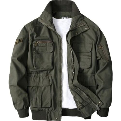 ABOORUN Mens Camouflage Jackets