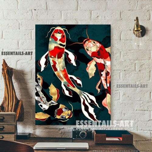 Nordic Abstract Lake Mountain nature Canvas Wall Art Painting Poster Bedroom studio print Living kid Room Home Decoration Prints