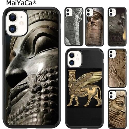 MaiYaCa Lamassu Assyrian Mesopotamian Phone Case For iPhone 5 SE 6 6s 7 8 plus X XR XS 11 12 pro max Samsung Galaxy S8 S9 S10