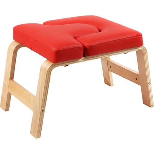 Fitness Equipment Wooden Yoga Inverted Stool Shoulder Inverted God Auxiliary Inverted Chair Home Fitness Equipment