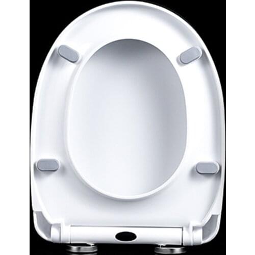 Household Seat Cover UF Board Toilet Seats Lid Square Easy Clean Anti Slam Slow-Close 02E Thickened Thickening Universal U-type