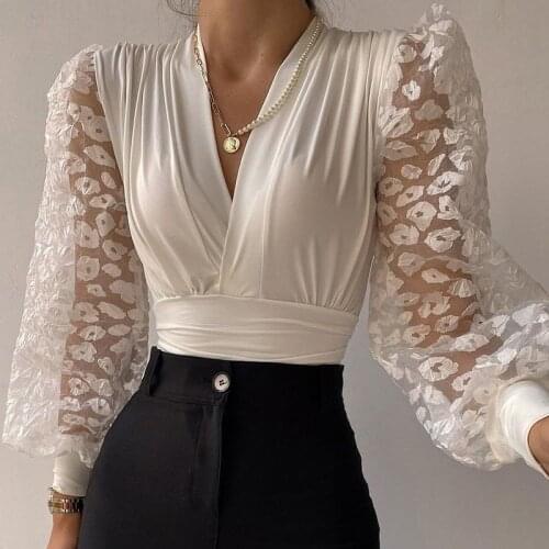 Белые блузки Lovely Ran China At AliExpress