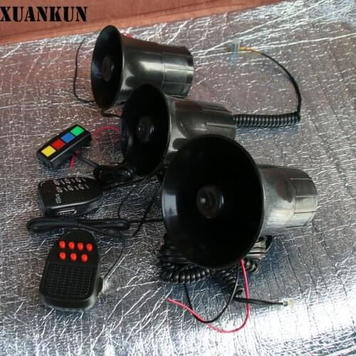 Motorcycle / Electric Vehicle Car Horn / / Three / Four Tone Sound Audio / Sound With /12V Propaganda Siren Horn