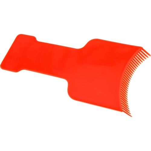 Barber Flat Top Paddle Board Comb, Hair Highlighting Sectioning Comb for Hair Dye Colors, Balayage & More (Orange)