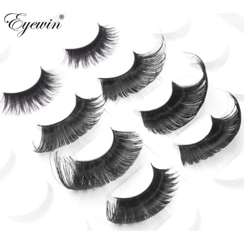 Eyewin False Eyelash For Drag Queen Full Strip Eyelashes Lash Maquiagem Makeup 3D Mink Lash Crossing Eyelash Dramatic Cilios