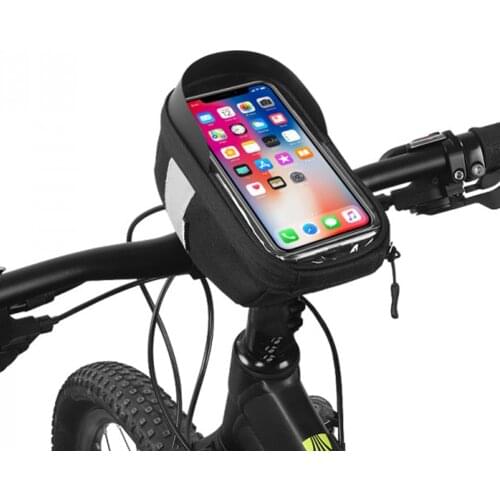 Waterproof Bicycle Front Frame Tube Bags Touch Screen Mountain MTB Bike Handlebar Top Tube Mobile Phone Pannier Pouch