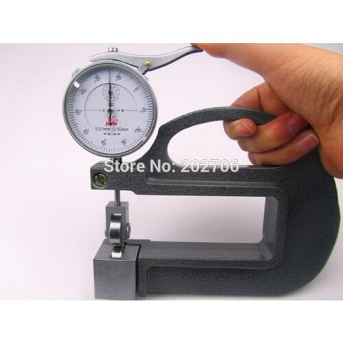 0-10mm thickness gauge with roller insert 0.01mm Continuous thickness gauge