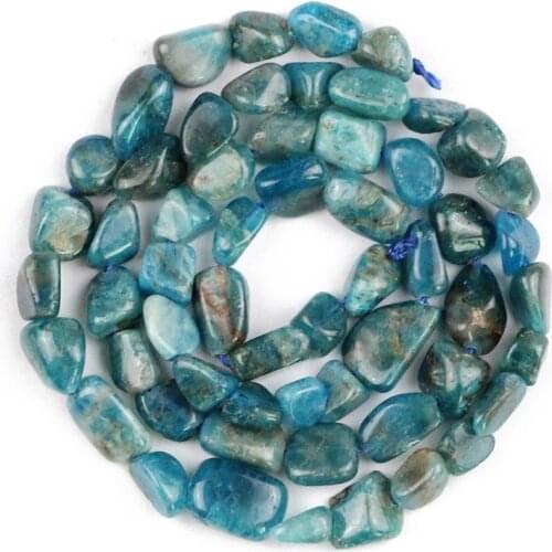 YHBZRET Blue apatite carnelian Natural Stone Irregular Gravel chips Loose beads for Jewelry bracelet making DIY Accessories