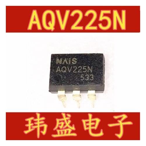 10pcs AQV225 AQV225N DIP6