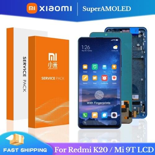 6.39" Super Amoled Mi 9T LCD For Redmi K20 Pro Lcd display Touch Screen Digitizer Parts For Xiaomi9T Pro MI9T Redmi K20 display