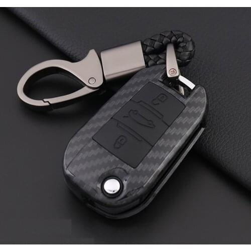Car Key Case For Peugeot 208 308 508 3008 5008 RCZ 407 408 307 for Citroen C4 C5 C6 CACTUS Picasso DS3 DS4 DS5 DS6 Key Cover