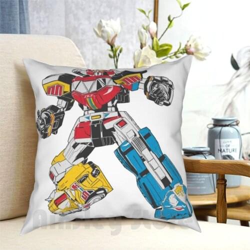 Zords Pillow Case Printed Home Soft DIY Pillow cover 4 Zords Red Ranger Unleashed Rangers Super Sentai Pink Ranger Blue