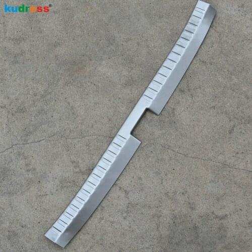 For Toyota Vios Yaris 2013 2014 sedan Rear Bumper Protector Sill Trunk Lid Tread Plate Threshold Pad Pedal Tread Plate 1 PCS