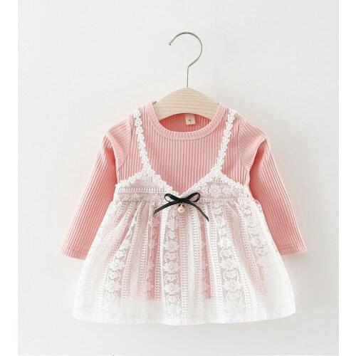 Autumn Summer Newborn Infant Baby Dress Cotton Toddler Dress Party Dresses For Girls Fashion Baby Girl Clothes