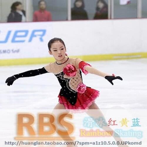 Crystal Custom Adult Figure Skating Dresses Graceful New Brand Ice Skating Dresses For Competition DR4351