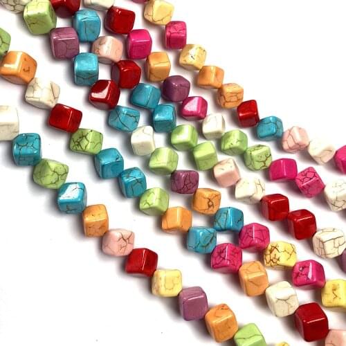 Stone Beads Turquoises Irregular shape Loose isolation Beads Semi-Finished For jewelry making DIY necklace bracelet accessories