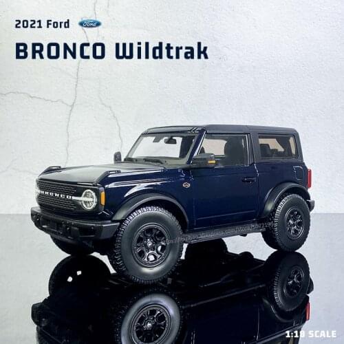 Maisto 1:18 New 2021 Ford Bronco Wildtrak Simulation alloy car model Collection gifts boys toy
