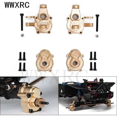 Metal Brass Front Steering Group for 1/10 YK4102 YK4103 1/8 YK4082 YiKong RC Crawler Car Upgrade Parts Accessories