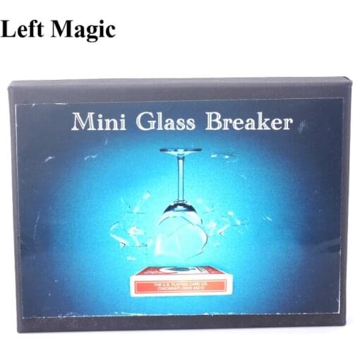 Mini Glass Breaker Magic Tricks Comedy Stage Magia Illusions Gimmick Magia Device Props Accessories Glass Breaking Magicians