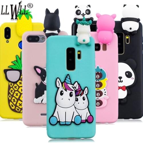 Unicorn Cartoon Case For Xiaomi Redmi 9A 9C 8A 7A Case Redmi 9 8 7 Silicone Toys Case Redmi Note 9 Pro Max 9S 8 T 8T 7 3D Cover