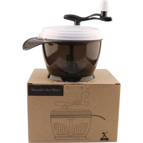 Newest Design Salon Hair Color Mixing Bowl With Retail Box Professional Hairdressing Manual Hair Dyeing Mixer Featured Hair Tool