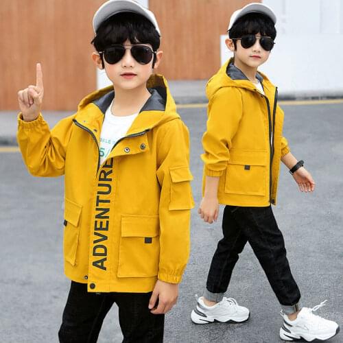 Boys Casual Coats 2021 New Spring Autumn Kids Jackets for Boy 4 5 6 8 10 12 14 Year Toddlers Children Teens Top Clothes