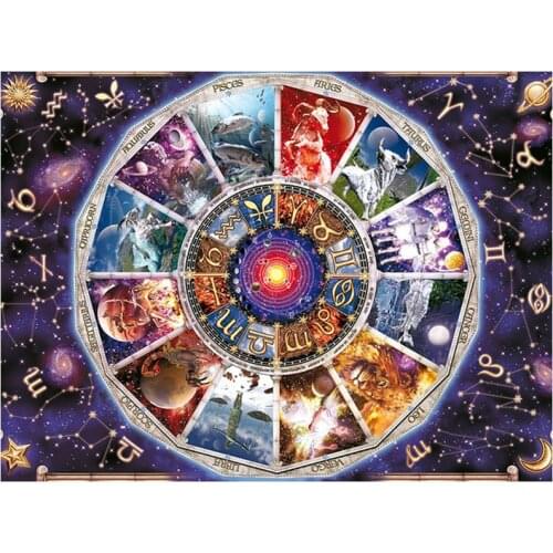 Full Square Round Drill Diy Diamond Painting fantasy Astrology 5D Diamond embroidery Needlework Cross Stitch zodiac ZP-664