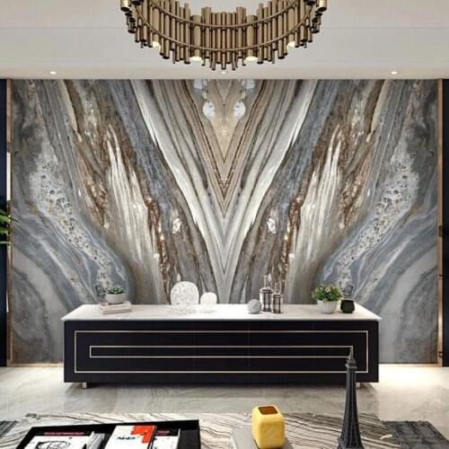 Custom Mural Papel De Parede 3D Marble Tiles Texture Photo Wallpaper Modern Luxury Hotel Bedroom Living Room TV Background Decor