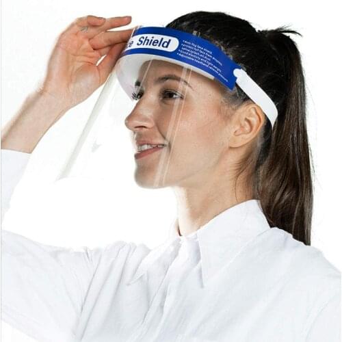 Transparent Face Shields PET Full Face Protector Kitchen Anti-Oil Splash Mask Goggles Splatter Screens Kitchen Cooking Tools