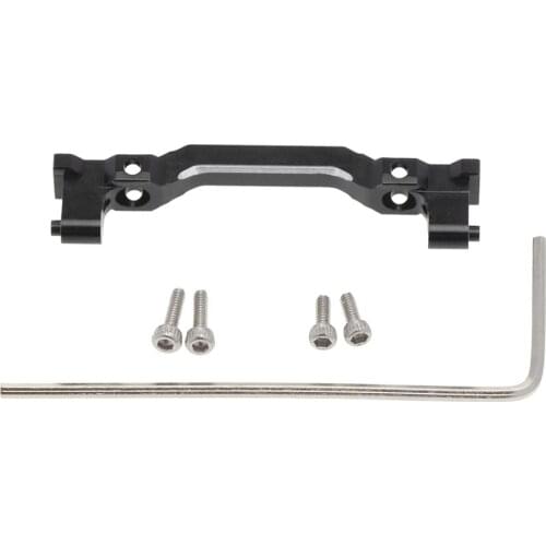 Aluminum Alloy Front Bumper Mount Crossmember Crash Barrier Frame Fixed Seat for Axial SCX24 90081 1/24 RC Car Upgrade Parts