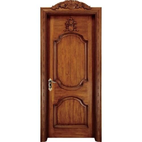 Luxury Carving Designs Thailand Oak Solid Wood Door Exterior Door Interior Wooden Doors C012