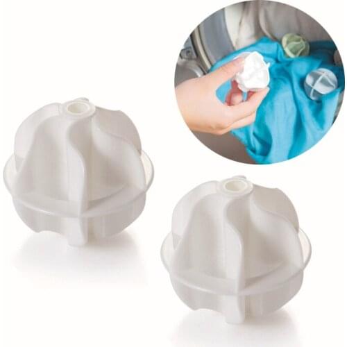 2PCS Anti-winding Laundry Ball Eddy Current Clean Washing Machine Bra Wash Care Cleaning Ball Laundry Products Household Tools