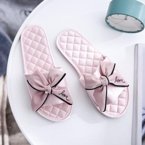 New silk butterfly dew toe home summer slippers women EVA simple Korean four seasons breathable cool slippers
