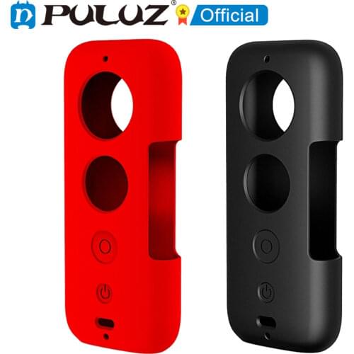 PULUZ Silicone Protective Case with Lens Cover for Insta360 ONE X