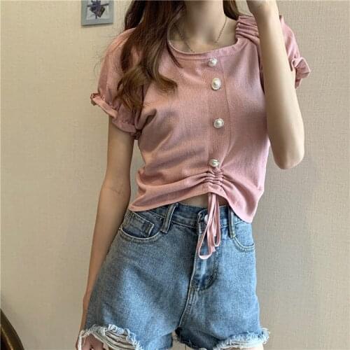 Женские топы и футболки Swokii China At AliExpress