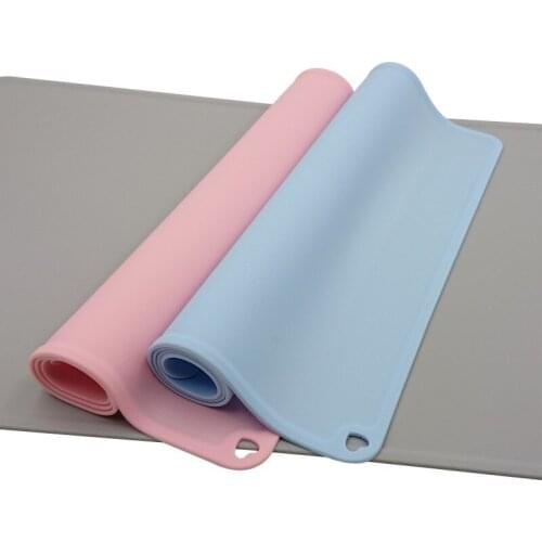 Waterproof Pet Mat For Dog Cat Non-slip Silicone Pet Food Mat Pet Bowl Drinking Water Pad for Puppy Dog Pet Placemat Products