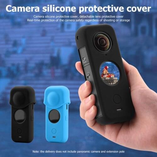 Protective Sleeve Cover Carrying Silicone Camera Lens Handheld Camera Elements for Insta360 One X2 Soft Case Shell