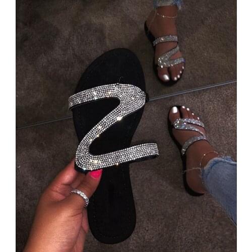 Women Slippers Sandals Flat Heel Casual Shoes Outdoor Non-slip Female Slides Beach Slippers