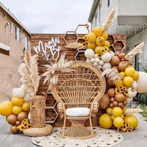 106pcs Nude Sandy white Cream Peach Balloons Garland Coffee Ballon Arch Kit DIY Globos Birthday Wedding Party Decor Supplies