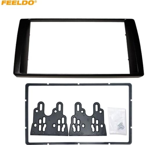 FEELDO Car Radio 2DIN Fascia Panel Frame Adaptor For Toyota Camry (American) Stereo Plate Frame Installation Fit Kit #HQ4872