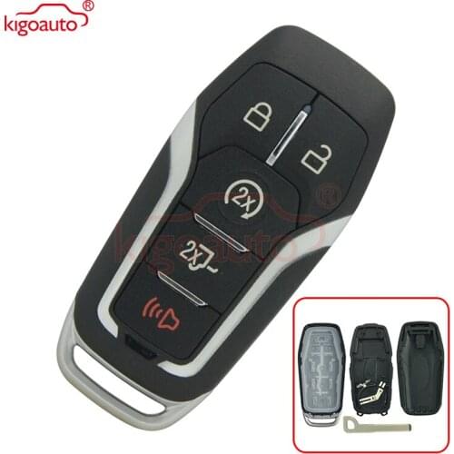 Kigoauto M3N-A2C31243300 smart key case 5 button for Ford F-150 F-250 2015 2016 2017