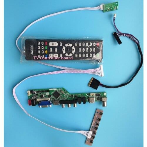 Kit for LP140WH4(TL)(A1)/LP140WH4 Controller board 1366X768 USB HDMI 14" 40pin LCD LED TV AV VGA remote Panel Screen DIY