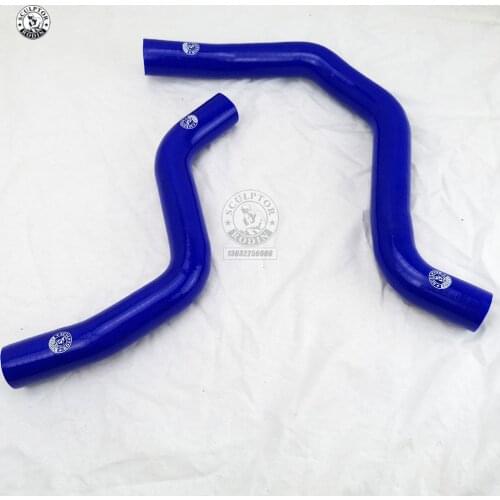 Silicone Radiator Hose Kit For MITSUBISHI LANCER Evolution EVO 7-9 CT9A 4G63 (2PCS) red/blue/black